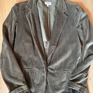 Hartford Gray Velvet Jacket